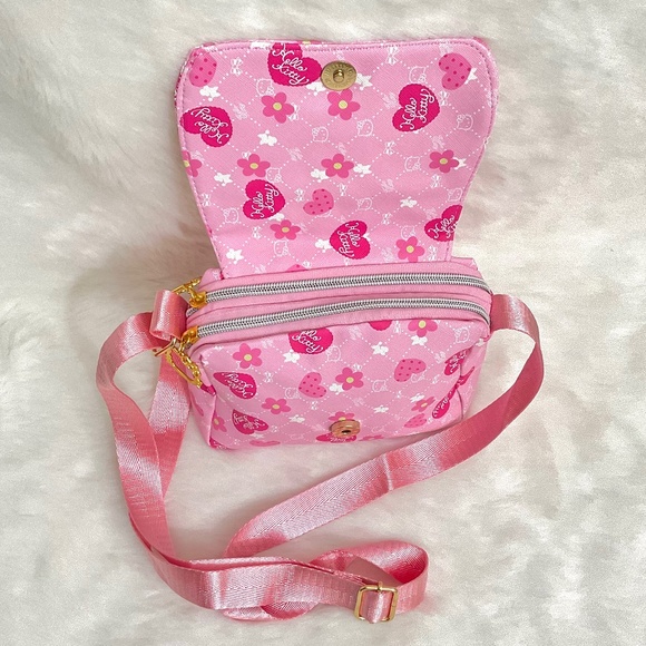 $20 Super Cute Hello Kitty Peeking Hand/Shoulder/Body Bag with Double Zipper - Picture 2 of 6